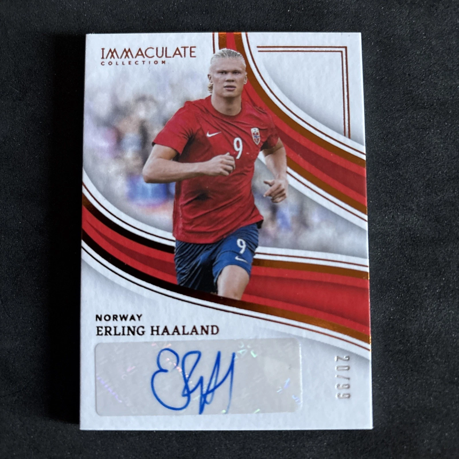 Erling Haaland Immaculate Collection Auto card