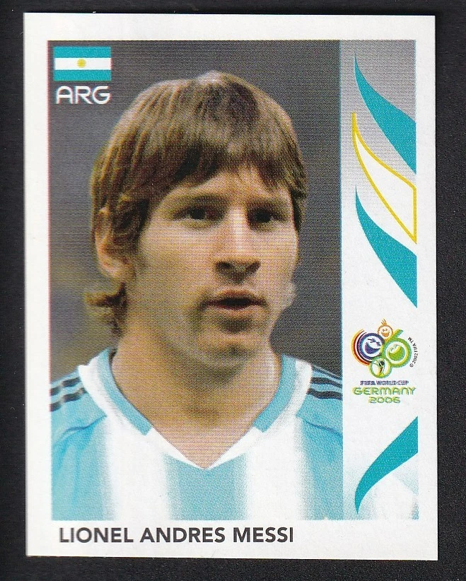 Lionel Messi Panini World Cup 2006 sticker